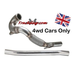 MK3 TT/TTS MQB GEN3 4WD High Flow 4" Downpipe